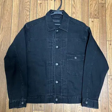 [ 새상품급 ] UNIQLO 1st 데님 자켓 블랙