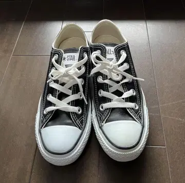 [ 새상품급 ] 가죽 CONVERSE 22.5cm 올스타