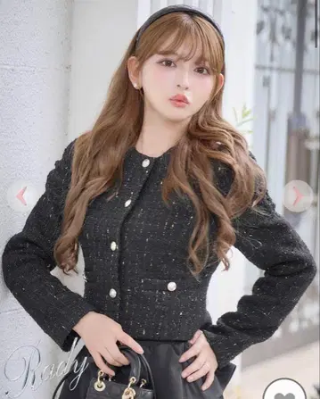 미사용 새상품 Rady 레이디 트위드 자켓 M 사이즈