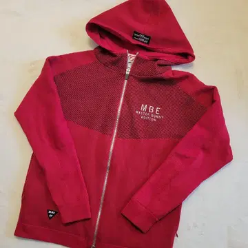 귀여운 MASTER BUNNY EDITION 안감 부착 니트 지퍼 블루종