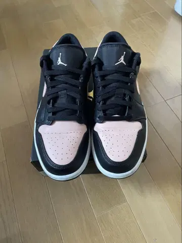 Jordan 로우컷 스니커즈 블랙/핑크