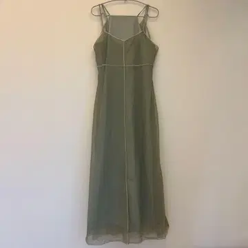 STYLEMIXER 바이컬러 튤 레이어 원피스