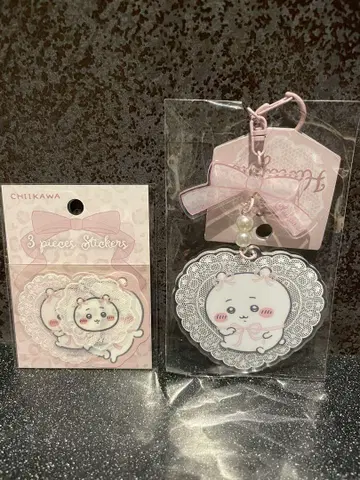 치이카와 Go HARAJUKU 스티커 아크릴 키링