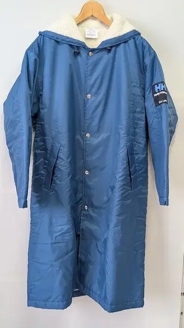 HELLY HANSEN 벤치 코트 M 블루 나일론 품번 HOU6381