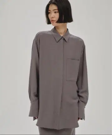 투데이풀 백새틴 포켓 셔츠
