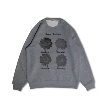 Flowwwers 꽃무늬 프린트 맨투맨 Gerbera Dot sweat