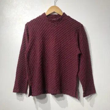 FASHIONABLE 버건디 긴팔 상의