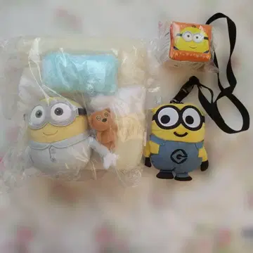 미니언즈 오네무리 봉제 인형 미니언즈 패스 케이스 파우치