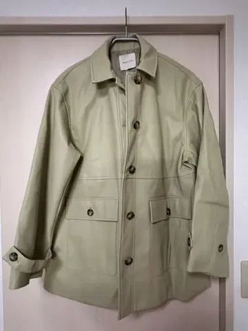 FREAK'S STORE 가죽 아우터 라이트 그린