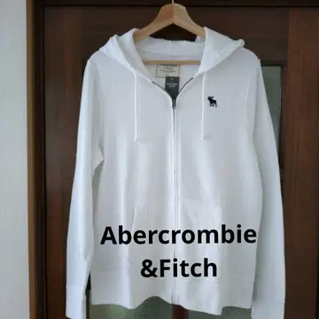 Abercrombie & Fitch 화이트 후드티 (새상품)