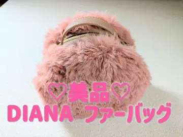 [ 새상품급 ] DIANA 퍼 백 핑크