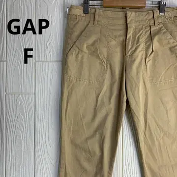 GAP 베이지 치노 팬츠 허리 조절 밴딩