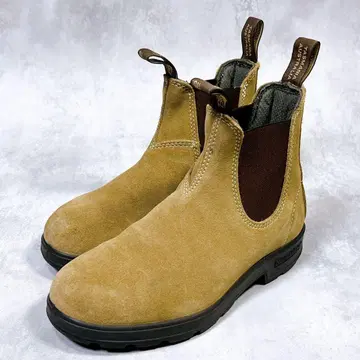 새상품급 [블런드스톤] 사이드 고어 부츠 (4) 스웨이드 베이지