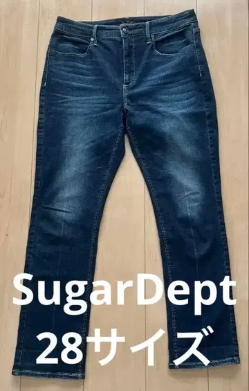 슈가데파트 SugarDept 데님 청바지 28 샵 채널 다크 네이비