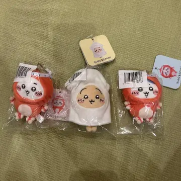 치이카와 (먼작귀) 이카타코 복권 D상 3체 세트 봉제 인형 키링