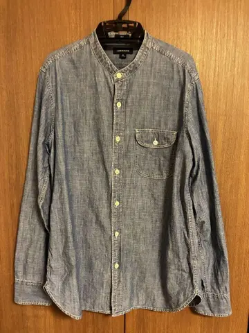 J.Crew 노카라 샴브레이 셔츠 M