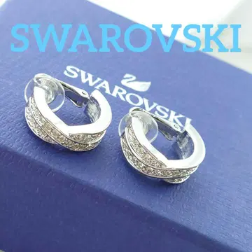 SWAROVSKI Edith 후프 클립 귀찌 실버 컬러