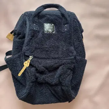 anello 플리스 복슬복슬 백팩 네이비