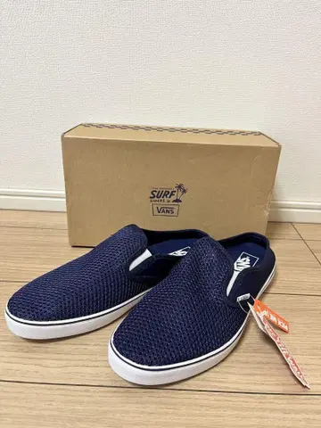 VANS SURF SIDERS 네이비 슬립온 28cm