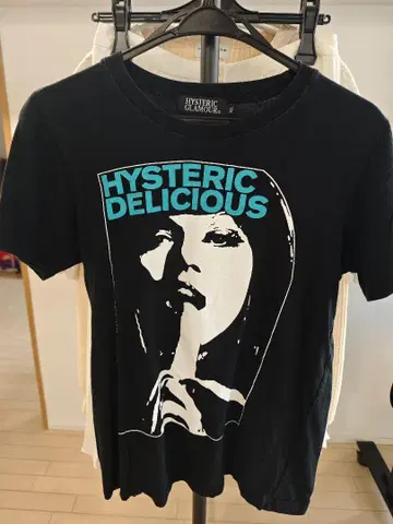 HYSTERIC GLAMOUR 그래픽 T셔츠 블랙