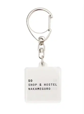 SO SHOP & HOSTEL NAKAMEGURO 키링