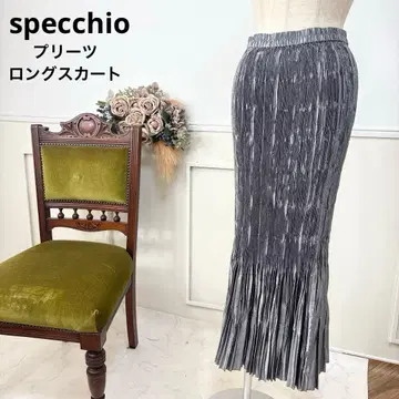 새상품급 빅 사이즈 specchio 스페치오 플리츠 스커트