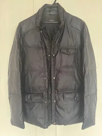 DKNY 블랙 다운 자켓