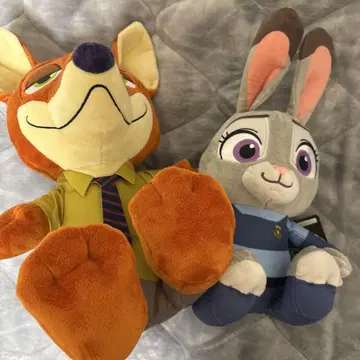 닉 와일드와 주디 홉스 봉제 인형 세트