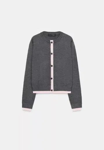ZARA 콤비 니트 가디건 S