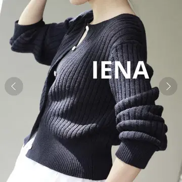 IENA ** 테이프얀 미니 리브 가디건