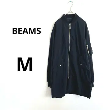 [ BEAMS ] 빔즈 MA-1형 나일론 자켓 롱 기장 M 사이즈