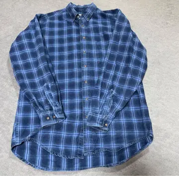llbean LL 비 체크 셔츠 버튼 다운 빈티지