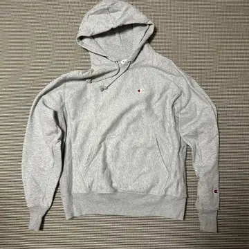 Champion Reverse Weave 후드티 L 사이즈 그레이
