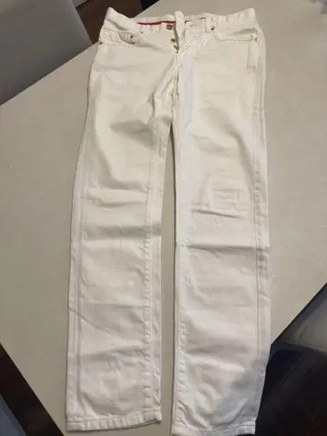 슈퍼 가격 인하 꼼므 드 뫼 아티산 화이트 데님