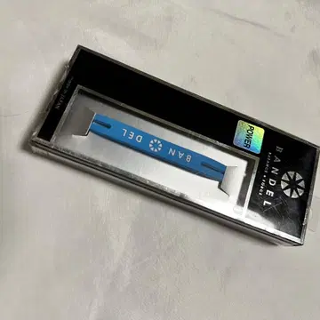 단종 슬림 BANDEL 스트링 팔찌 M 사이즈 블루
