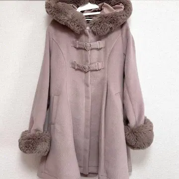 ROJITA 로지타 하트 비쥬 버클 코트