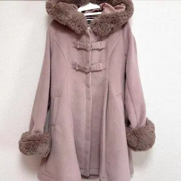 ROJITA 로지타 하트 비쥬 버클 코트