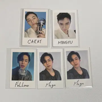 SEVENTEEN 인스턴트 사진 폴라로이드 민규 묶음 판매
