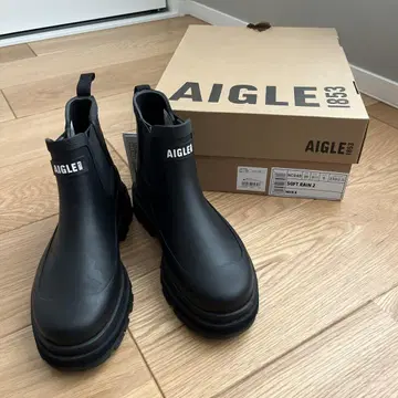AIGLE SOFT RAIN 2 장화 36 느와르