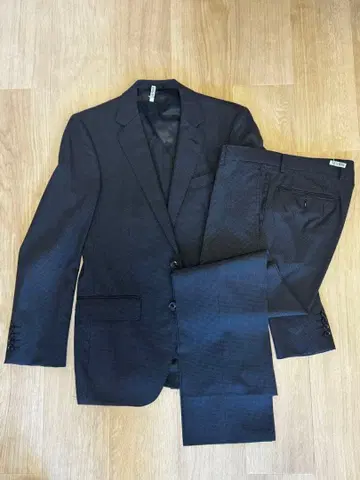 존 피어스 Y5 수트 네이비 체크