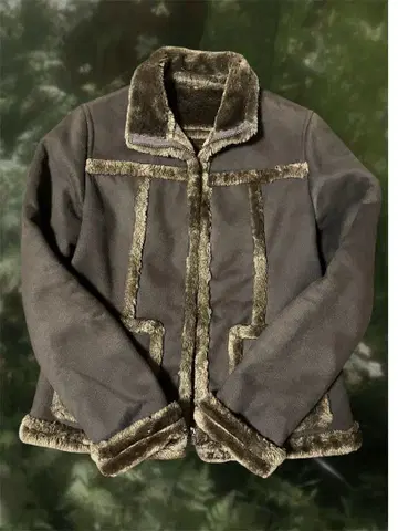 무스탕풍 퍼(fur) 달린 자켓