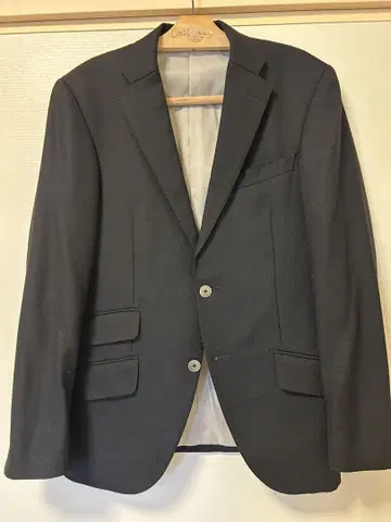아자부 테일러 블랙 자켓 울