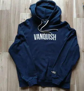 VANQUISH 네이비 후드 부착 맨투맨 M