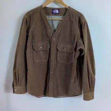 THE NORTH FACE 노카라 셔츠 L 브라운