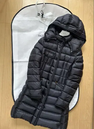 MONCLER 블랙 엘르민느 다운 자켓 사이즈 00
