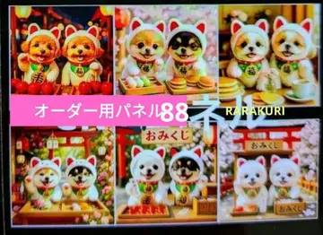 시바견 말티즈 포메라니안 토이푸들 치와와 시츄 마네키네코 강아지 패널