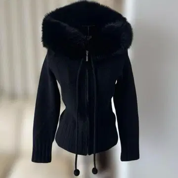 FOXEY 캐시미어 퍼 후드 후드티 사이즈 40