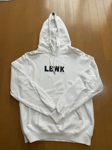 LBWK 풀오버 후드티 화이트 L 사이즈