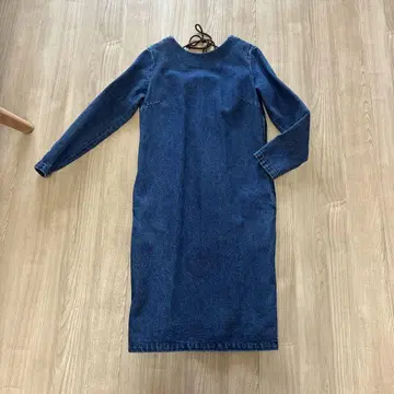 R.H. VINTAGE 데님 V넥 원피스
