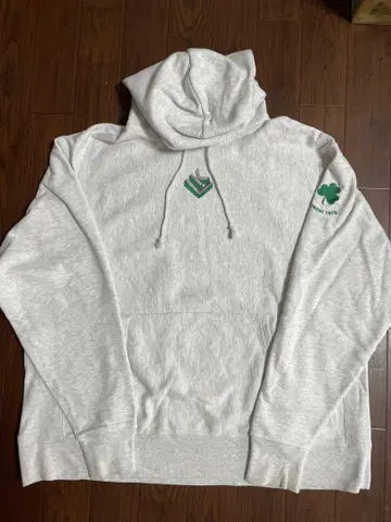 챔피언 리버스 위브 구제 의류 그레이 후드티 XL